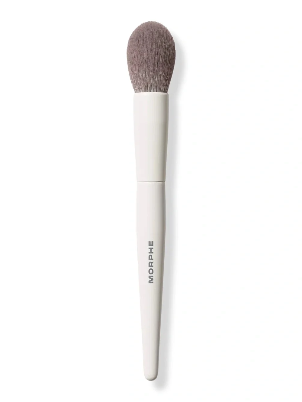 NEW in box Morphe White Powder Brush - Soft Taupe Bristles